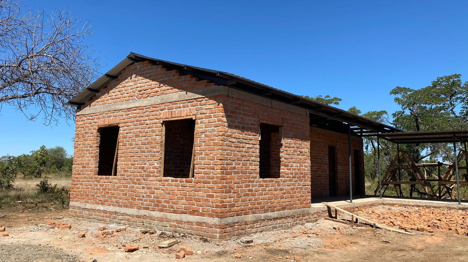 Clinica medicală în construcție, Libala, Zambia